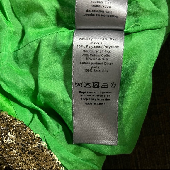 Zadig & Voltaire Gold Sequin Top - Picture 16 of 16